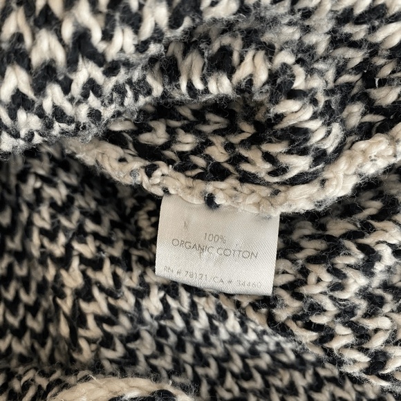 Eileen Fisher Jacquard Cardigan Jacket Size Medium Organic Cotton Twist - Picture 7 of 7